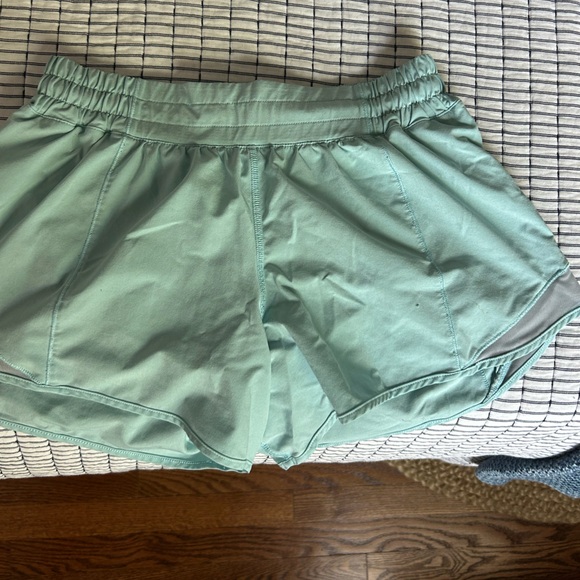 lululemon athletica Mint Green Athletic Shorts - Picture 1 of 2